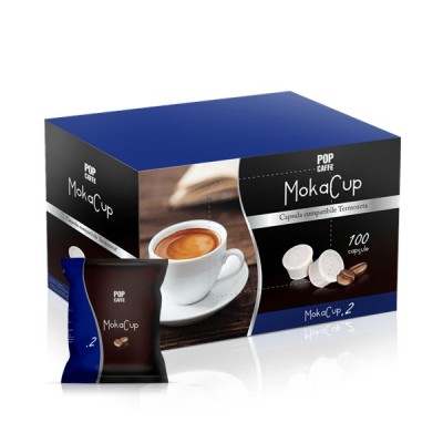 Capsule Domo Moka Cup Pop Caffè Miscela Cremoso