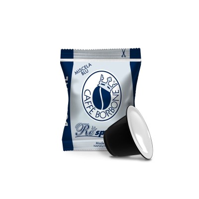 10 Capsule Nespresso Caffè Borbone Miscela Blu