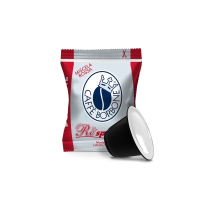 10 Capsule Nespresso Caffè Borbone Miscela Rossa