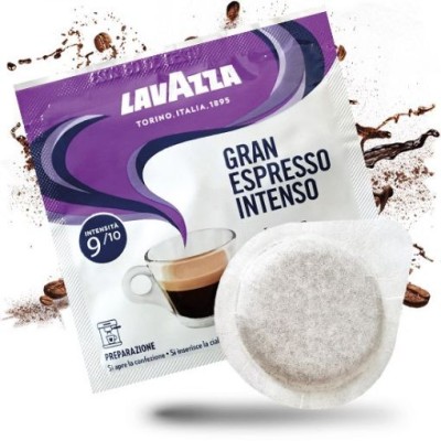 10 Cialde ESE 44 mm Lavazza Miscela Gran Espresso Intenso