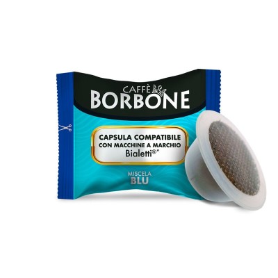 10 Capsule Bialetti Caffè Borbone Miscela Blu