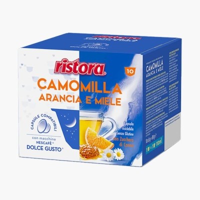 Capsule Dolce Gusto Ristora Camomilla Arancia e Miele