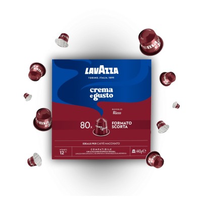Capsule Nespresso Lavazza Crema e Gusto Ricco