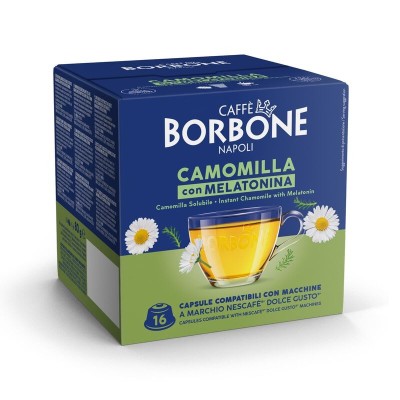 Capsule Dolce Gusto Caffè Borbone Camomilla con Melatonina