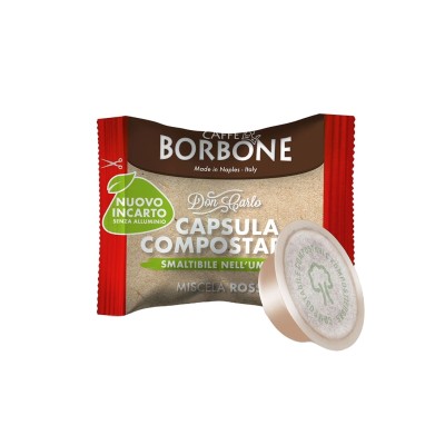 Capsule A Modo Mio Caffè Borbone Miscela Rossa Compostabili