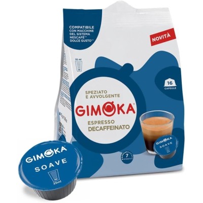 Capsule Dolce Gusto Gimoka Miscela Soave Decaffeinato
